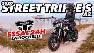 24h en STREET TRIPLE S 2020 a2 - ESSAI - Em0tik Motarde