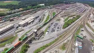 Drone Flyover of Inman Yard and Tilford Yard