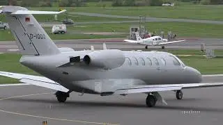 Cessna Citation CJ2 Jet Take Off - Gloucestershire Airport