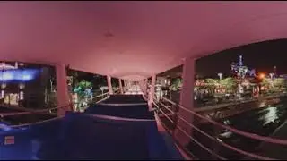 360 POV ride on PeopleMover at night | After Hours | Magic Kingdom in VR 4K/5K