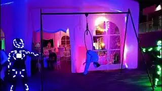 Aerial Hoop UV Dance Animatori