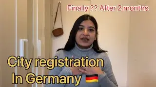 I finally got my city registration done in Germany | Anmeldung in Germany