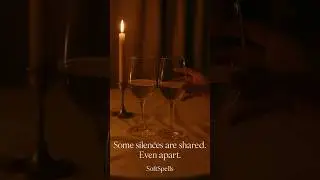 Some connections don&rsquo;t need words. #softspell #stillnessspeaks #emotionalalchemy