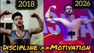 Motivation Fails, Discipline Wins✅ | Fitness Reality no one tells 🫵you 2026 Beginners Guide💯