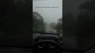 Are the drives always romantic...it can be scary too😱... #scorpion #scarydrive #lonelyroads