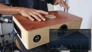 Magie Portable Electric Cajon (Sound test !!) #Magie #Portable #Electric #Cajon #Myanmar