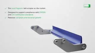 Hygienic Scraper Unit Featuring Hygienic Design