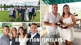 WEDDING RECEPTION TIMELAPSE | CASUAL BBQ | THE SANTELLAS