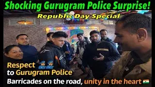 Riding for the Nation 🇮🇳 | Barricades, Brotherhood & Gurugram Police Surprise