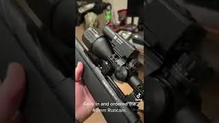 Ordered the 40mm runcam 4k so I didn't have to take the 25mm off my AEG 😂 #airsoft #toygun
