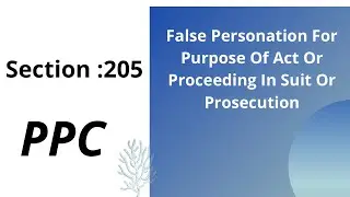 Section 205 of PPC | Raja Aamir Abbas Advocate