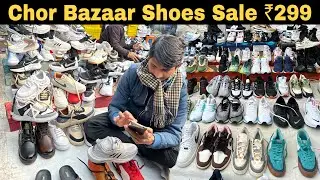 Chor Bazaar Shoes Market | Shoes Under ₹999 | Cheapest Shoes market in Delhi | Shoes market delhi