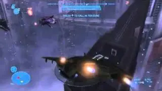 Halo Reach   Flyable Pelican & Phantom Single Player Tutorial New Alexandria 360p