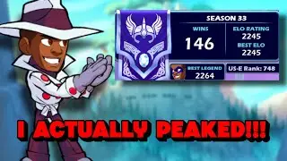 I Actually Peaked!!! | Brawlhalla Ranked 1v1