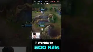 Faker 500 Kills At Worlds #short
