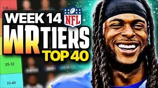 Week 14 Fantasy Football WR Rankings (Top 40)