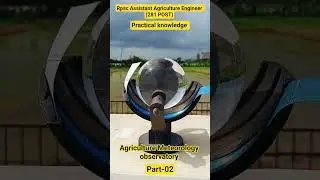 Agriculture Meteorology observatory practical knowledge!!  RPSC assistant agriculture engineer 2025