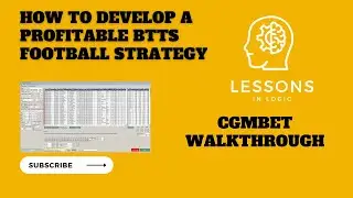 Как разработать прибыльную стратегию BTTS с CGMBet