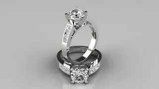 Round Cut Channel Set Engagement Ring - Pure Gems Jewels