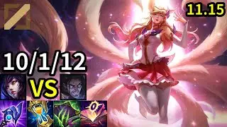 Ahri Mid vs Sylas - KR Grandmaster | Patch 11.15