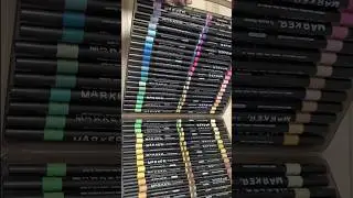 ✨80 colors, endless creativity!Swatching my ZCYP Acrylic Markers 80 set 🎨🖌️perfect for any surface