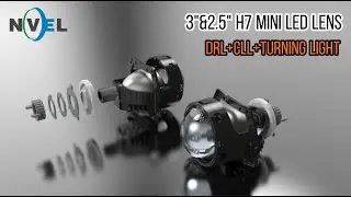 LED Projector Headlights with DRL light | Low beam 35w high beam 45w | Headlight retrofit