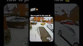 How to park in the snow with style