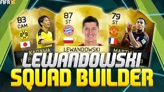 THE BEST LEWANDOWSKI SQUAD BUILDER 200K BUNDESLIGA / BPL HYBRID - FIFA 16 Ultimate Team