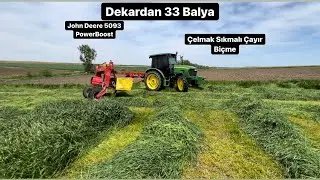 Dipten Sıfır Biçim | John Deere 5093 PowerBoost Çelmak Sıkmalı Çayır Biçme Makinesi | Reygrass