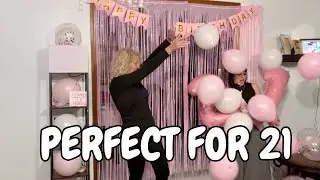 This Pastel 21st Birthday Decor Set Is So Cute