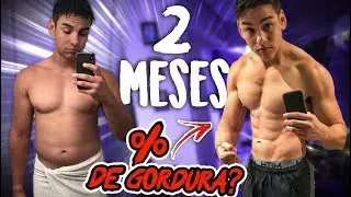 BOTEI O SHAPE EM 2 MESES!? 😬 AVALIAÇÃO FÍSICA COMPLETA!