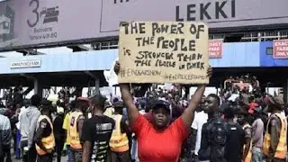 punchng.com #EndSARS anniversary Police occupy Lekkitollgate