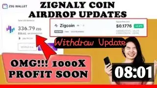 Zignaly Airdrop Withdrawal..| Zignaly ZIG Token Wallet withdrawal Update latest News...