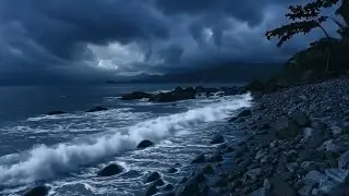 Ocean Waves for Deep Sleeping 🌊 Release Overthinking and Stress