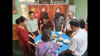 미얀마 풍습과 문화/명절/행사 (ka.htin) short video#myanmartraditional#myanmarculture