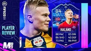 FIFA 20 TOTGS HALAND REVIEW | 84 TOTGS HALAND PLAYER REVIEW | FIFA 20 Ultimate Team