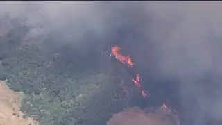 Fast-moving grass fire forces evacuations in San Mateo County hills