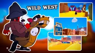 Top 5 BEST Fall Guys Creative WILD WEST MAPS