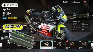 RIDE 5 | Customize Special Aprila RS250 Arrow Gameplay [4K PS5 Pro]
