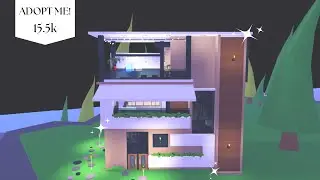 3 Story Modern Mountain Home Speed Build Part 1 | Roblox Adopt Me!