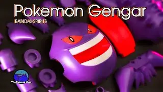 Gengar, The Mysterious Pokemon! | Assembly| Building Model Kit| Speed Build| Unboxing| Asmr|