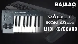 Vault Ikon MK2 49 Key Velocity Sensitive Midi Keyboard with Bitwig 8-Track Software