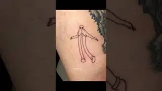 Koko the clown tattooed animation