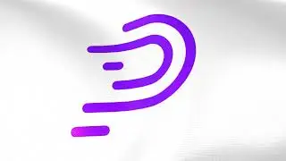 Flag of PolySwarm (NCT) logo waving in the wind - Crypto Flag logo animation