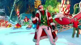 Street Fighter V 2018 Holiday Costumes Let Blanka, Cody, Falke, And Sakura Get Festive