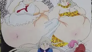 Como dibujar a elizabeth liones y su reencarnaciones fatarts nanatsu no taizai anime y manga 