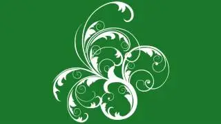 Flourish Flower on Green Screen 1