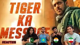 Reacting to TIGER KA MESSAGE | Tiger 3 | Salman Khan, Katrina Kaif | YRF Spy Universe