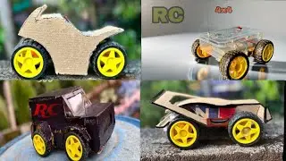 4 Creative DC Motor projects | Diy DC Motor & Battery 