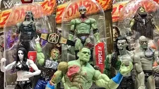 WWE ZOMBIE APOCALYPSE feat. HILARIOUS Mattel Zombie Wrestling Figures Review